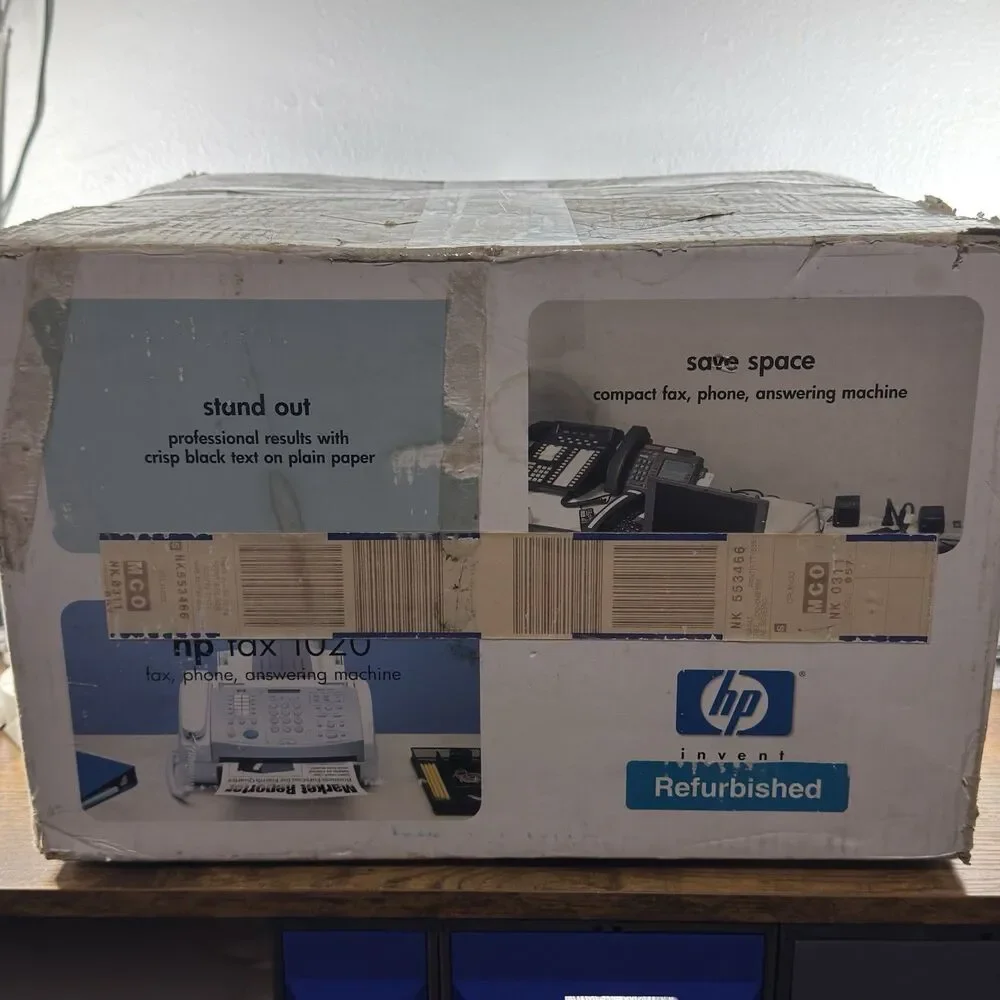 HP FAX 1020 Series All In One Compact Machine With Integrated Phone Refurbished
